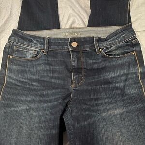 White House Black Market Dark Wash Skinny Jeans